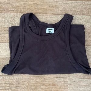 Aritiza brown tank top